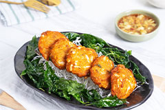 ทอดมันยอดมะพร้าวอ่อน