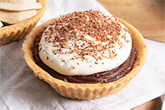 MACADAMIA BUTTER CHOCOLATE TART