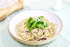 LINGUINE TRUFFLE CREAM SAUCE